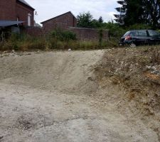 Début des travaux d'aménagement extérieur