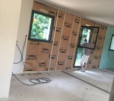 Isolation plus placo de toutes les pi&egrave;ces