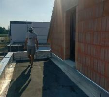 Etanchéité toit terrasse du garage