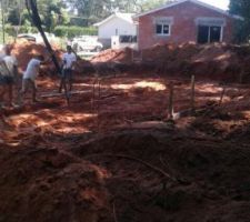 Coulage des fondations