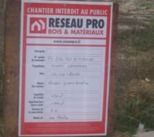 Affichage permis de construire