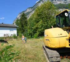 Le terrain avant terrassement !