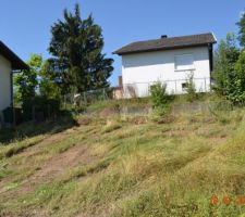 Le terrain avant terrassement !