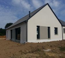 Enduit prb blanc de noirmoutier et gris sans ref mais équivalent à gros vert de chez weber