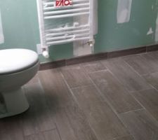 Carrelage de la salle de bain