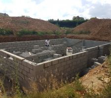 Élévation mur sous-sol