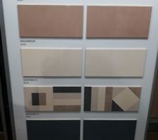 Faïence pour la salle de bains de la suite parentale