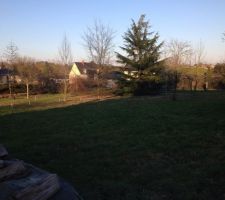 Vue terrain c&ocirc;t&eacute; nord