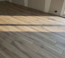 Carrelage. Merci aux carreleurs pour leur patience et leur efficacité. Le travail est PARFAIT. C'est magnifique. Merci également à Mme Toudma pour les très bons conseils.