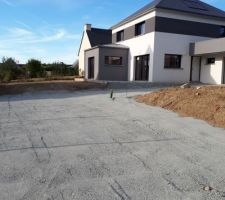 Chemin pour aller au garage