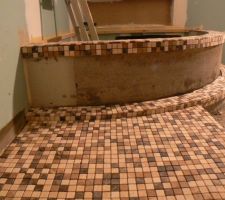 Mosaique baignoire