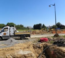 Avancement des travaux du lotissement tranche 3 et 4