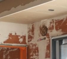 Faux plafond dans la cuisine