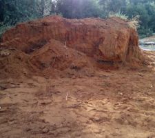 Voila, il me reste a faire enlever toute cette terre ;(