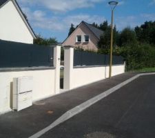 Mur couvre mur  lisse aluminium