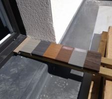 Différentes teintes pour terrasse composite