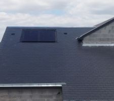 Panneaux solaires posés