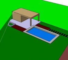 Préparation des chiffrages pour la partie jardin et piscine
