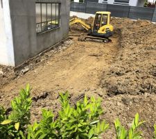 D&eacute;but du terrassement