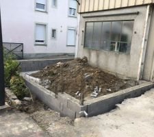 Fondations pour garage en brique