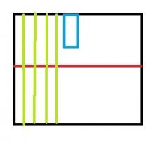 Description des emplacements de cloison, escalier et poutrelles hourdis.