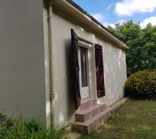 Porte fenetre ouest en 140 à agrandir en 350 x 225