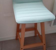 Tabouret réceptionné