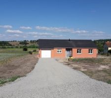 Finition du chemin d'accès