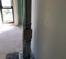 Trappe conduit cheminée