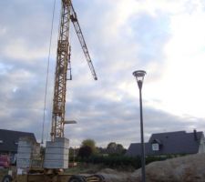 Enfin la grue !