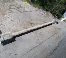 Fondation semelle et pillier de portail