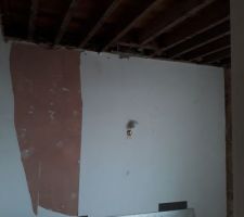 Plafond de la chambre du 1er coté jardin