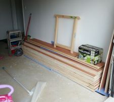 Stockage des plaques dans le placard