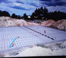 Pause du plancher fini