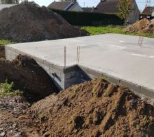 Grande surprise la.maison à commencer !!
Elle sera couverte pour décembre !!