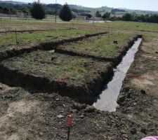 Béton fondations.