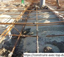 Préparation de la dalle