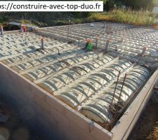 Préparation de la dalle