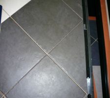 Carrelage de toutes les pieces &agrave; vivre. style ardoise mat