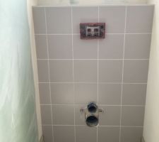 Carrelage du B&acirc;ti-support du WC du RDC
WC : Carrelage Leroy Merlin Astuce Granit 5