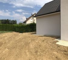 Fin du terrassement