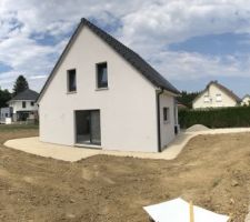 Fin du terrassement
