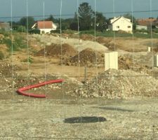 Voilà où en est la viabilisation  
Ça commence à sentir la fin