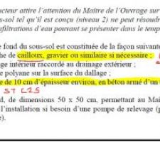 Dans un souci de transparence M. ROSSI, droit de réponse !Concerne la notice descriptive du CCMI : DALLE DU SOUS-SOL
Encore un abus de confiance, le non sachant peut-il voir que le constructeur propose une prestation non conforme aux règles de l'art de la construction. 

En fouillant le forum construire sur le sujet DALLE HÉRISSON, je suis stupéfait d'apprendre que la mise en oeuvre de ma dalle sur terre-plein, ne correspond pas aux règles de l'art. 

1er les cailloux sont des déchets de ballast de chemin de fer avec des clous rouillés. La grosseur des cailloux 40/60 ne permet pas une planification du hérisson. 

2e il n'est pas prévu une couche de sable ou de béton léger permettant le glissement entre la dalle de béton et le hérisson.

3e la poste d'une feuille de plastique directement sur les cailloux aux cotés tranchants permettra à l'humidité du sol de traverser la dalle de béton.

4e l'épaisseur de la dalle de béton de 10 cm n'est pas conforme, le minimum est de 12 cm d'épaisseur. Voir photo de la notice.

5e la dalle du sous-sol doit pouvoir recevoir 3 véhicules entre 800 kg à 1200 kg. Le minimum de la dalle serait de 15 cm d'épaisseur.

6e déconseillé de réaliser une dalle sur terre-plein, quand le sol est argileux. Problème de retrait et de gonflement de l?argile. 

7e Maison du nord n'a pas respecté l'étude de sol qui préconiser un vide sanitaire.

Quand on vous demande de réparer vos erreurs, vous abandonnez le chantier. Vous menacez de bloquer mon terrain.