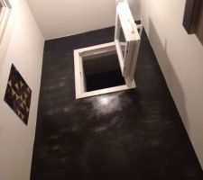 Peinture WC faite par mes soins