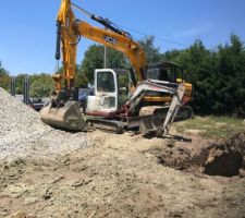 D&eacute;but des fondations