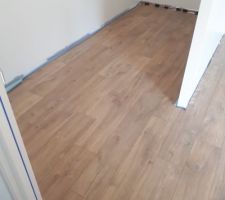 Parquet fini dans notre dressing