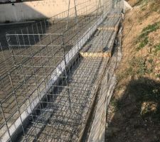 Gabion prêt à recevoir les cailloux