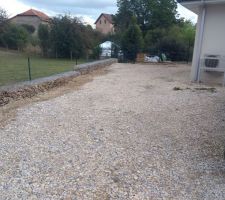 Mur de gabion : terminé