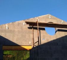 Pose des sabot a âme pour charpente tradi